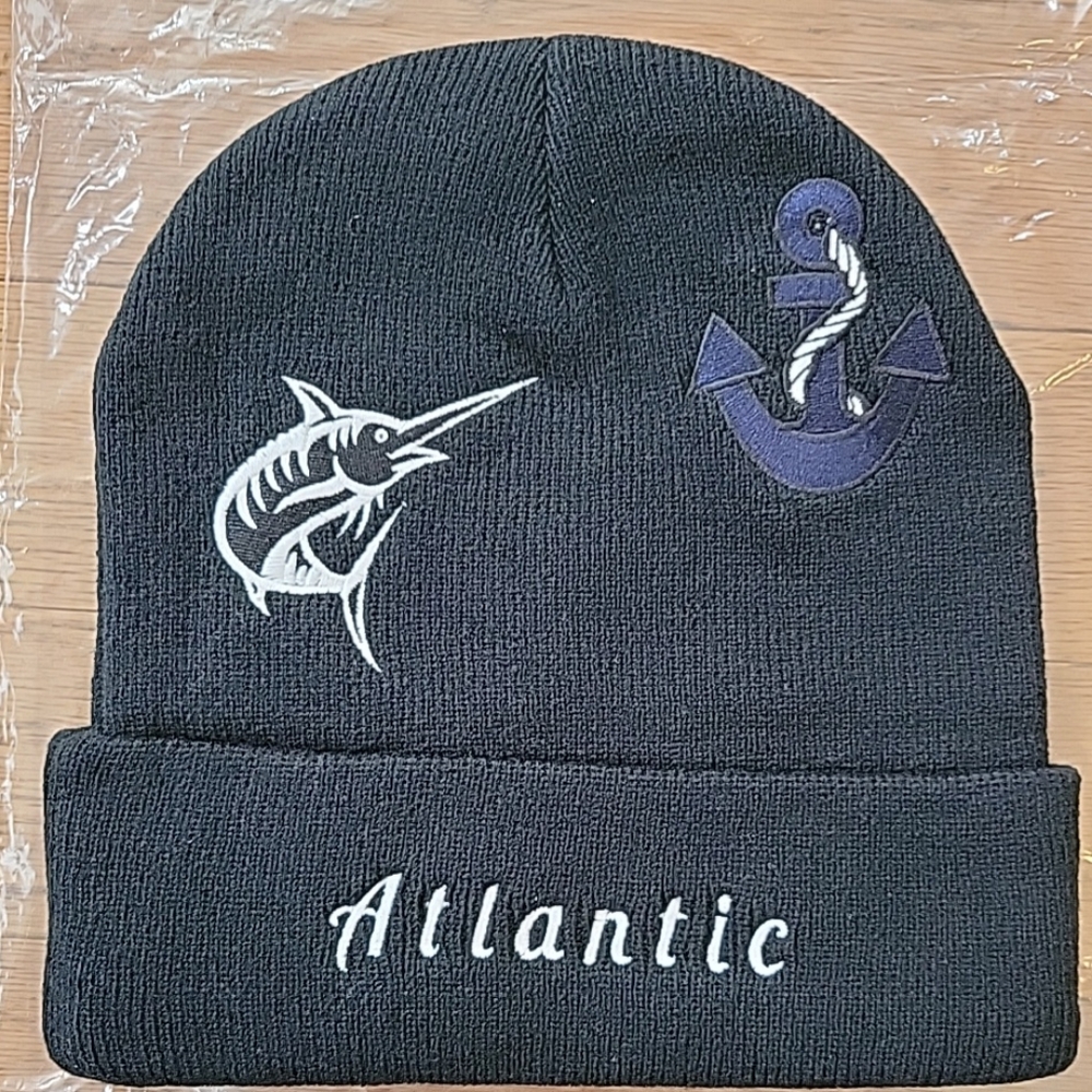 NIP Fishing Skull Cap Embroidered